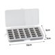 thumbnail image 3 of Caja de bobinas de 30 rejillas, caja de bobinas para el hogar con orificio para colgar, organizador de bobinas para Gris, 3 of 9