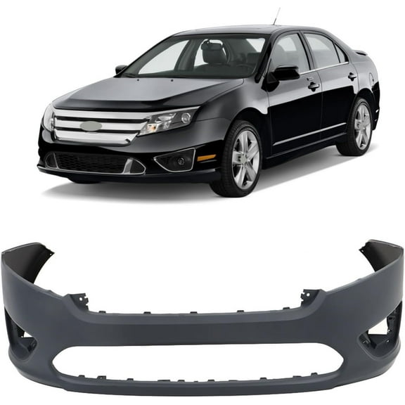 labwork Front Upper Bumper Cover Plastic FO1000650 Replacement for 2010-2012 Fusion