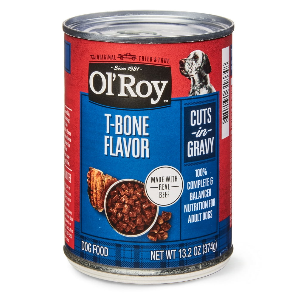 Ol' Roy Cuts in Gravy TBone Flavor Wet Dog Food, 13.2 oz