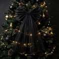 thumbnail image 7 of AHGQT Large Fluffy Tulle Topper Bow, 28.7x13.4Inch Christmas Tree Decoration Giant Red Bow, Giant Wreath Wall Decor with Long Streamers for Xmas Home Wedding Car Holiday Decor Supplies, 7 of 7