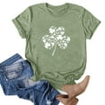thumbnail image 2 of Fesfesfes Womens Tops Fashion Women Casual Printing Pullover Short Sleeve T-Shirt Tops Blouse Shirts for Women 12(XXL), 2 of 4