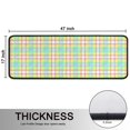 thumbnail image 5 of Kitchen Rugs Sets Of 2,Colorful Grid Checkered Pattern Anti Fatigue Kitchen Mat Rugs Non Slip Washable,Decorative Kitchen Floor Mats for Kitchen,Sink,Laundry,17"x47"+17"x47", 5 of 5