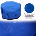 thumbnail image 4 of Seau d'Eau Extérieur 8.5L Randonnée Portable Sac de Lavabo Pliant en Plein Air Pêche Conteneur de Randonnée Réutilisable avec Poignée Bleu, 4 of 7