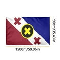 thumbnail image 2 of Iumwxz Outdoor Banner Flag Grommets Fade Outside Porch Garden Home Decor flags Polyester Rollbacks on Essentials, 2 of 2