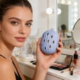 thumbnail image 5 of Makeup Sponge Holder, Silicone Beauty Blender Case with Lid, Shatterproof Ventiled Travel Storage Box for Make Up Sponge, Compact Portable for Cosmetic Puff, 5 of 6