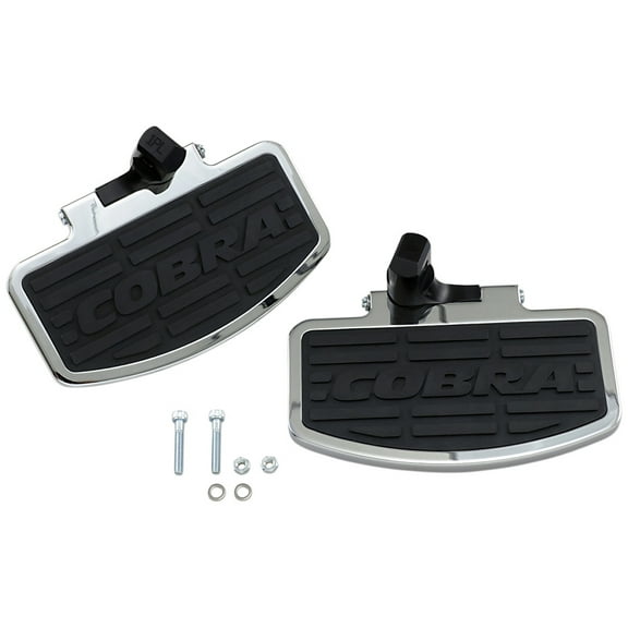 Cobra Classic Chrome Passenger Floorboards '03-up Honda VTX1300C/S (06-3637)