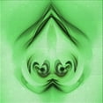 thumbnail image 1 of Ahgly Company Machine Washable Indoor Square Transitional Green Area Rugs, 5' Square, 1 of 7