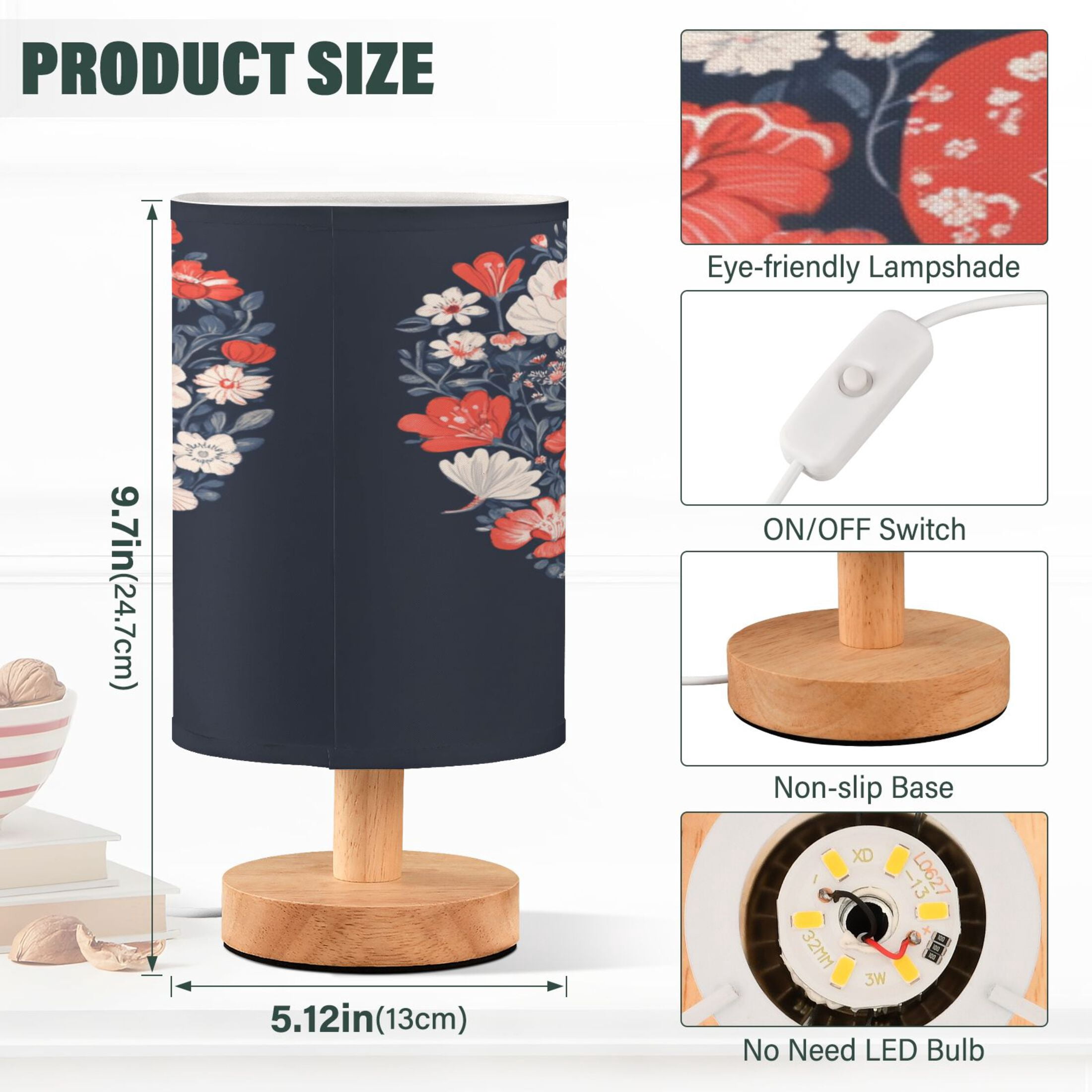 BZSMCE Lamp Modern Oil Pattern Of Heart Shaped Creative Patter Night Light