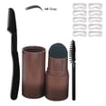 thumbnail image 1 of Kit de plantillas para estampar cejas, kit de estampar y dar forma a las cejas, sello impermeable para cejas, sombra de línea de cabello en polvo, 1 of 5