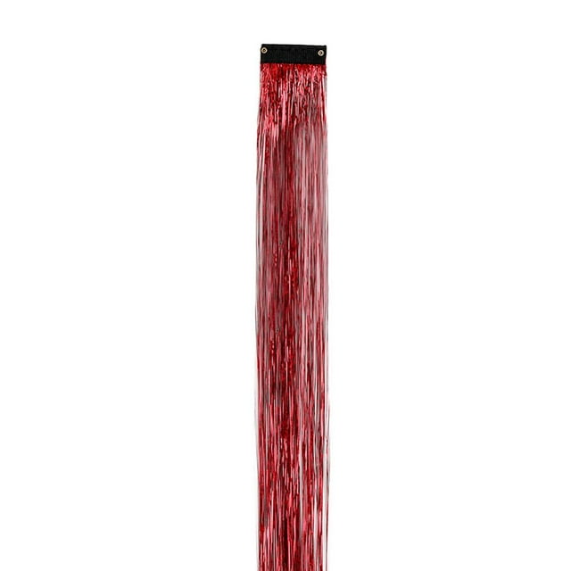 1Pcs Hair Tinsel Clip In Hair Extensions Bling Silk For Flare Strands Shining Sparking Hair