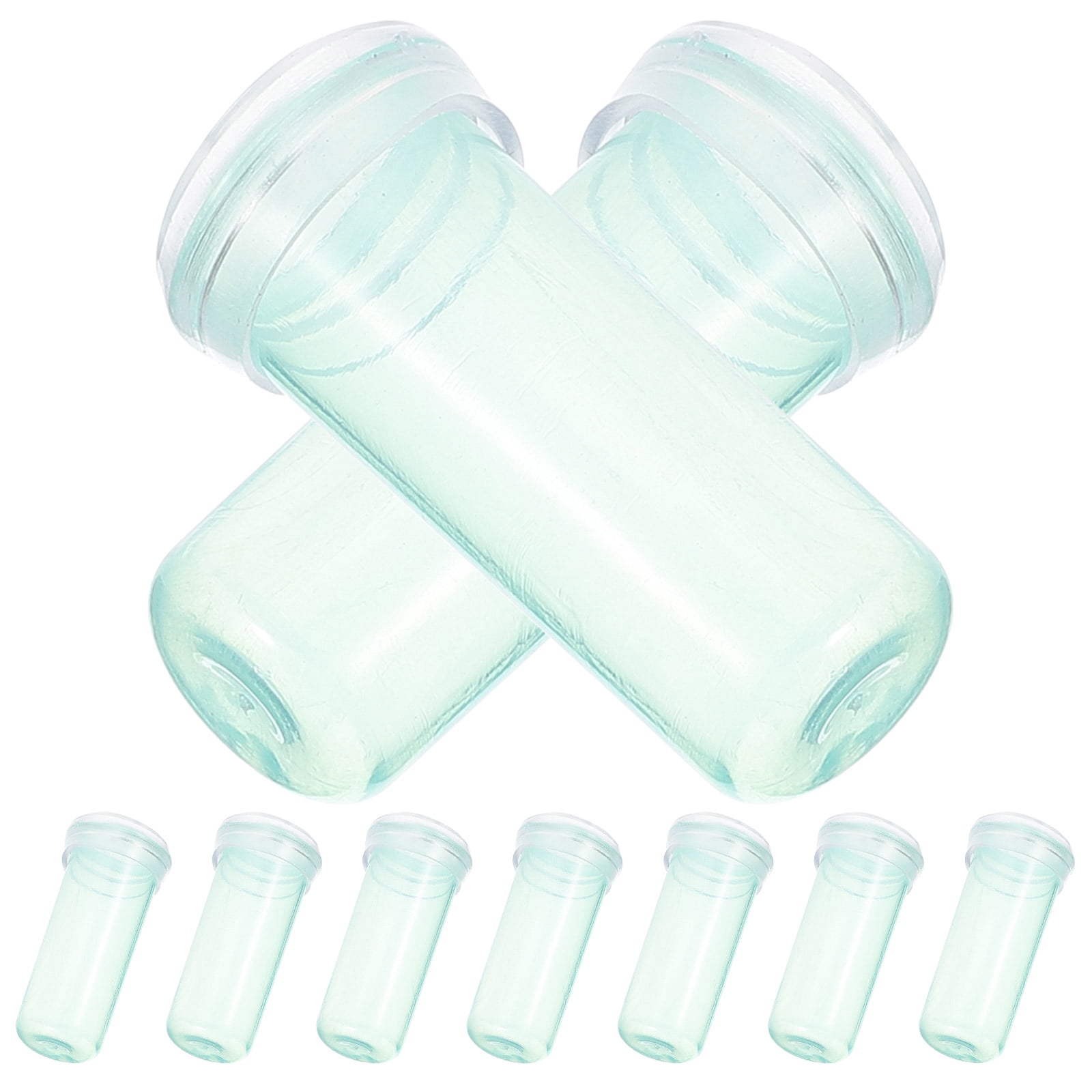 HOOWIFFY 1 Pack Single Flower Water Tube Green Plastic for Flower Arranging and Bouquet Making