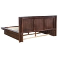 thumbnail image 4 of Jessica 5-piece Eastern King LED Bedroom Set Cappuccino, 4 of 18