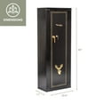 thumbnail image 3 of American Furniture Classics Model 910, 10 Gun Safes Metal Cabinet for Long Guns with Key Lock, 3 of 9