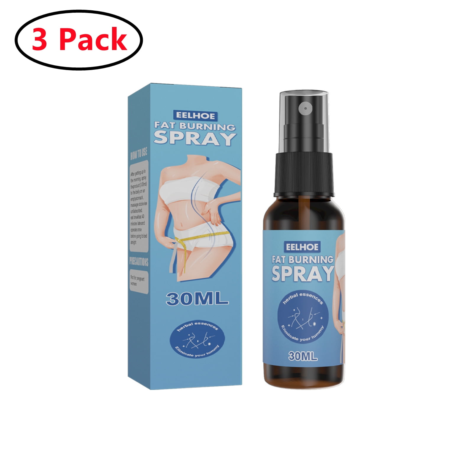 3 Pack Fit Plus Skin Tightening Spray, Saggy Skin Tightening Herbal