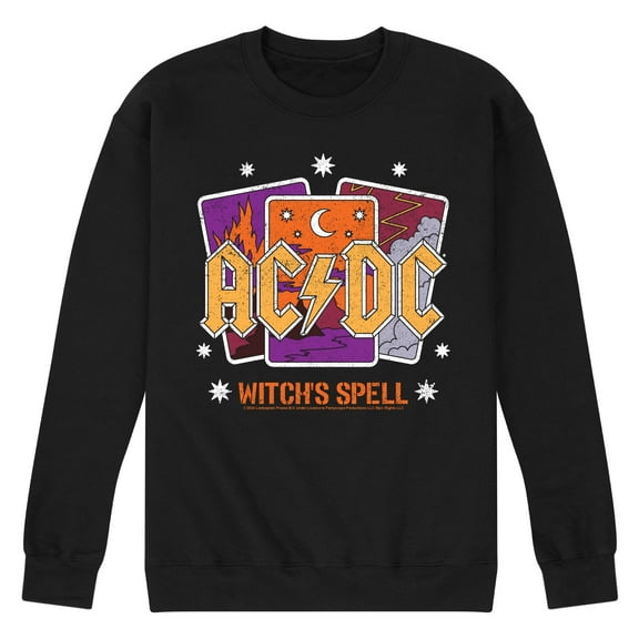 AC/DC - Witchs Spell - Men's Crew Fleece Sweatshirt
