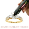 thumbnail image 7 of 1 3/5 ct. t.w Center 7MM Round Cut Lab Created Moissanite Diamond Split Shank 3-Stone Engagement Ring In 14K Yellow Gold Over Sterling Silver(G-H Color, VVS1 Clarity, 1.60 Cttw)-7.5, 7 of 7