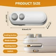 thumbnail image 2 of 2026 Mini Bag Sealer Sealing Machine, Sealing Device 2 in 1 Bag Sealer with Cutter and Magnet Kitchen Gadgets Vacuum Sealer for Keeping Food Fresh, 2 of 7