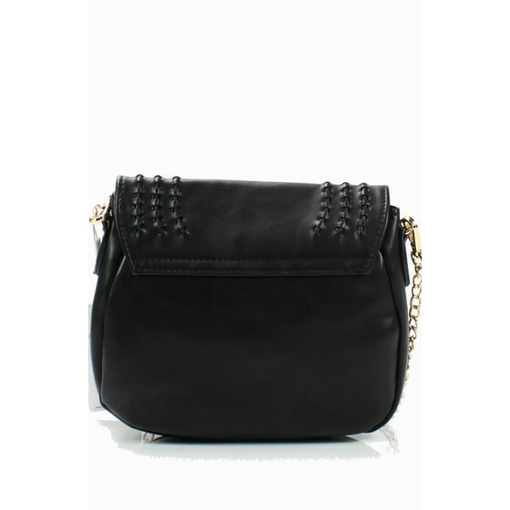 Urban Expressions New Black Jessa Tassel Vegan Leather Crossbody Bag Customer Reviews