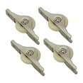 thumbnail image 3 of simhoa 4 Pieces Window Pulley Spare Parts Iron Sliding Door Wheels Kitchen Fittings small white, 3 of 8