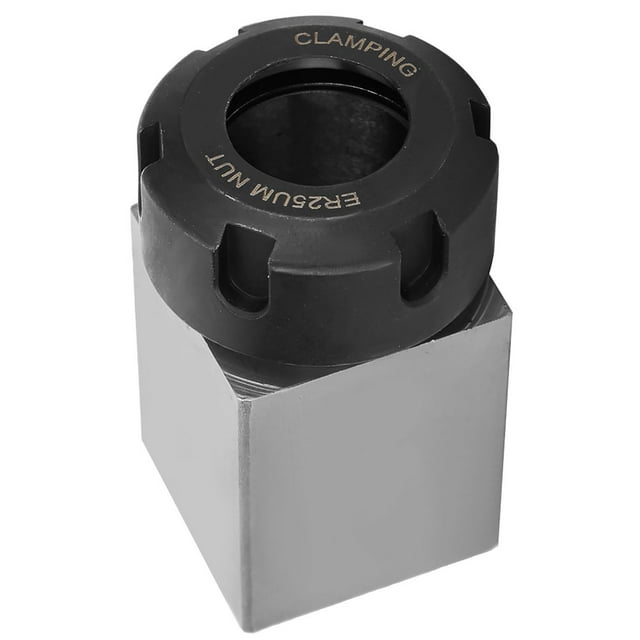 ER-25 Collet Chuck, Allows Machining Of Long Parts ER-25 Square Collet Block, High Strength For Professionals Repair Master