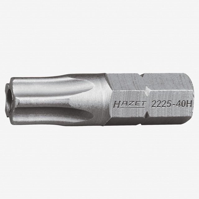 Security Insert Bit Hazet 2225-30H IPR30 x 25mm Security Insert Bit, Pentalobe, Five Lobe ...
