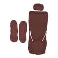 thumbnail image 4 of Axioma Comfortable Adjustable Office Chair Slipcovers with Headrest Armrest Cushion for Brown, 4 of 10