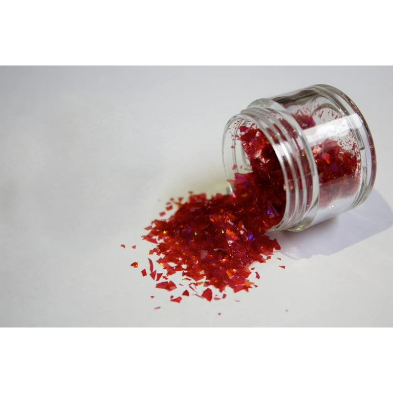 Magic Sparkles Edible Glitter with Natural Color, 3 Grams Garnet Red 