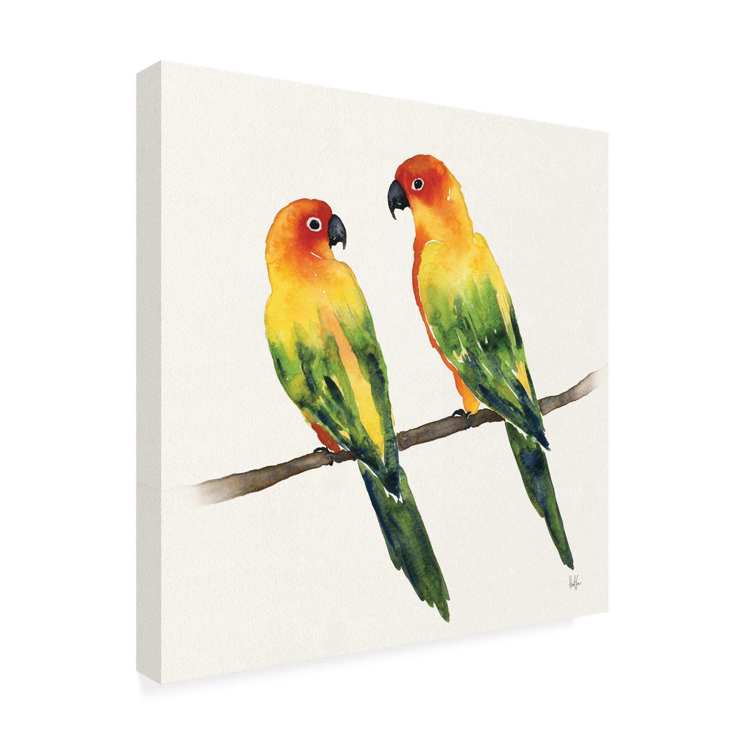Harriet Sussman 'Tropical Fun Bird III' Canvas Art