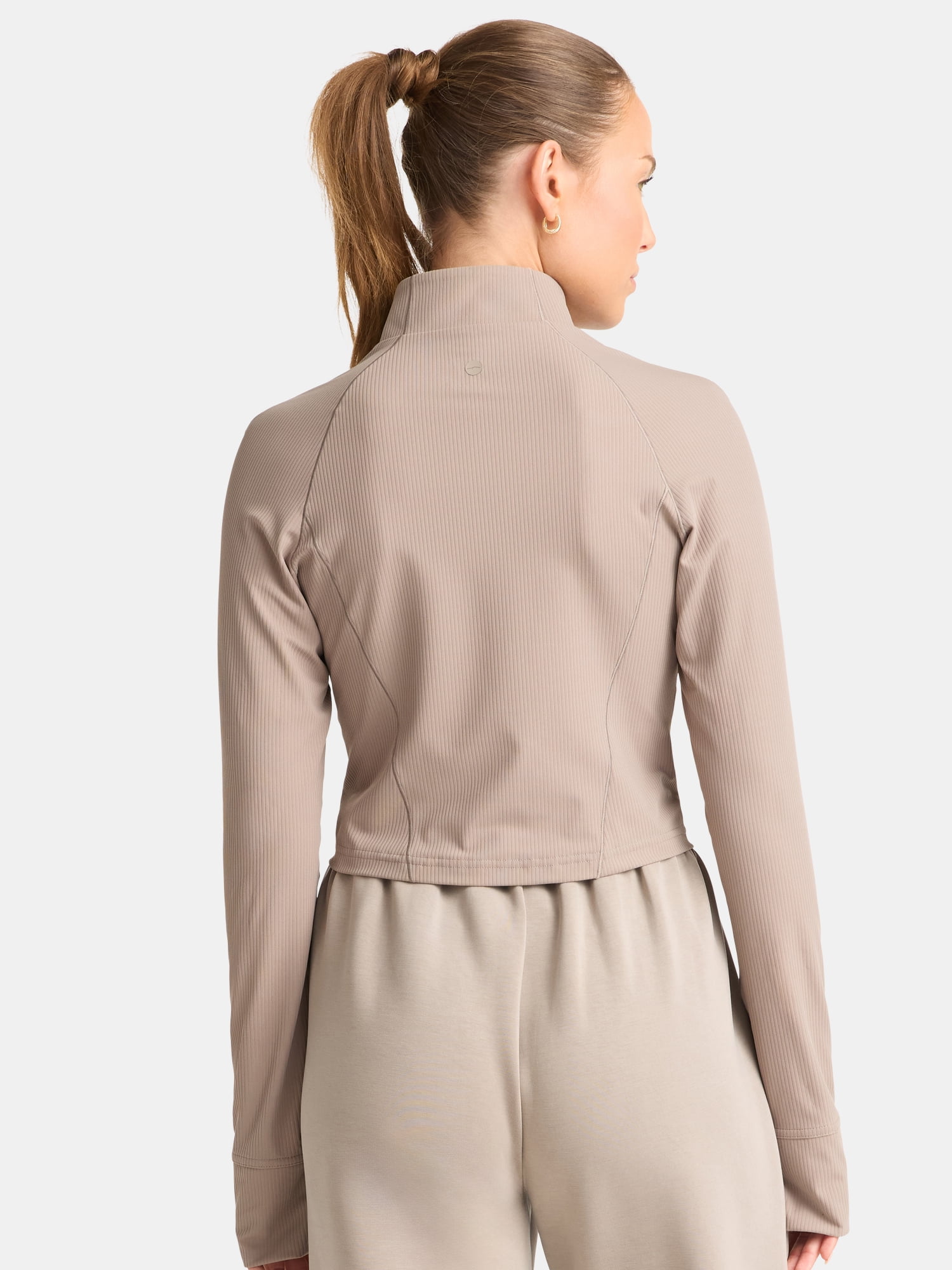 Avia Women's Ribbed SoftSculpt Jacket, Sizes XS-XXXL