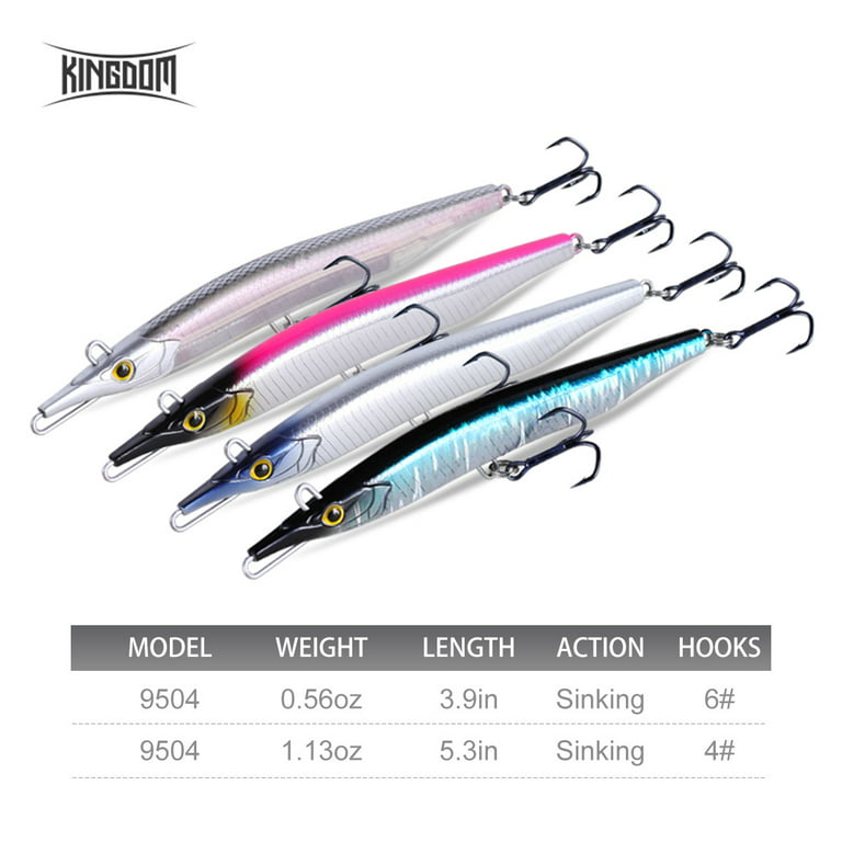 Kingdom Surf-Dogger Fishing Lures 95mm 110mm Floating & Sinking Hard Baits  Long casting Good Action pencil lure popper wobblers bass lures
