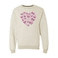 thumbnail image 2 of Blessed Girl Womens Sweatshirt Love Bows, Oatmeal Heather, SM, 2 of 2