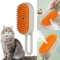thumbnail image 2 of Cat Dog Brush, USB Rechargeable Pet Grooming Comb With Electric Water Spray, Dog Cat Massage Brush for Short Long Haired Pets Brush Massage-Self Cleaning (Coffee No-Rinse Liquid), 2 of 9