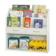 thumbnail image 2 of SoBuy KMB39-W, Children Kids Bookcase Book Shelf with 3 Shelves 2 Drawers, Storage Display Rack Organizer Holder Toy Storage, 2 of 6