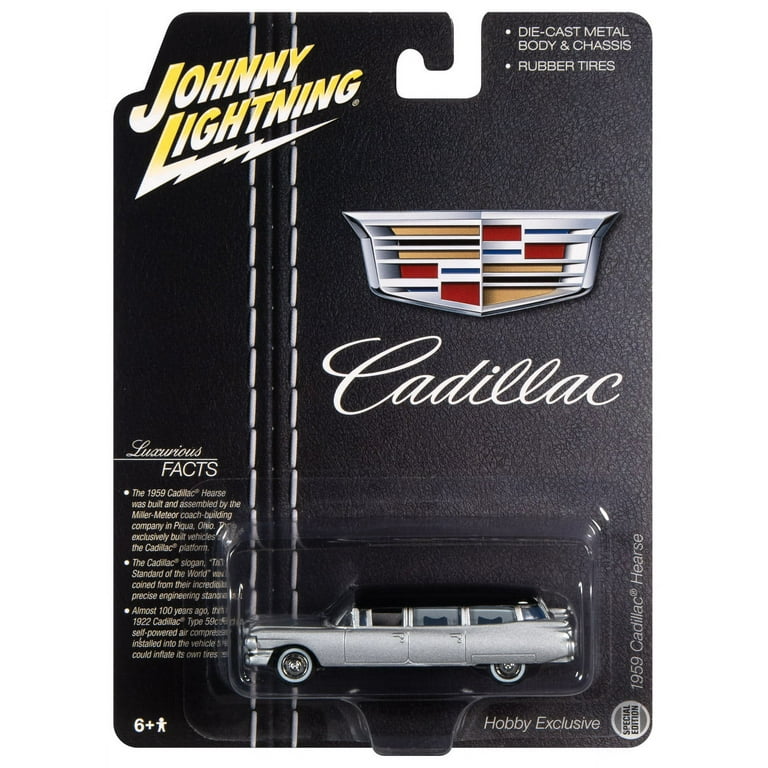 Johnny Lightning JLSP091 1959 Cadillac Hearse Silver with