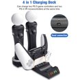 thumbnail image 3 of FYBTO PS5 Controller Charger Station, 4 in 1 PS5 Controller Charging Station, Fast Charging Dock Compatible with PS 5 VR Wireless Controller,, 3 of 7