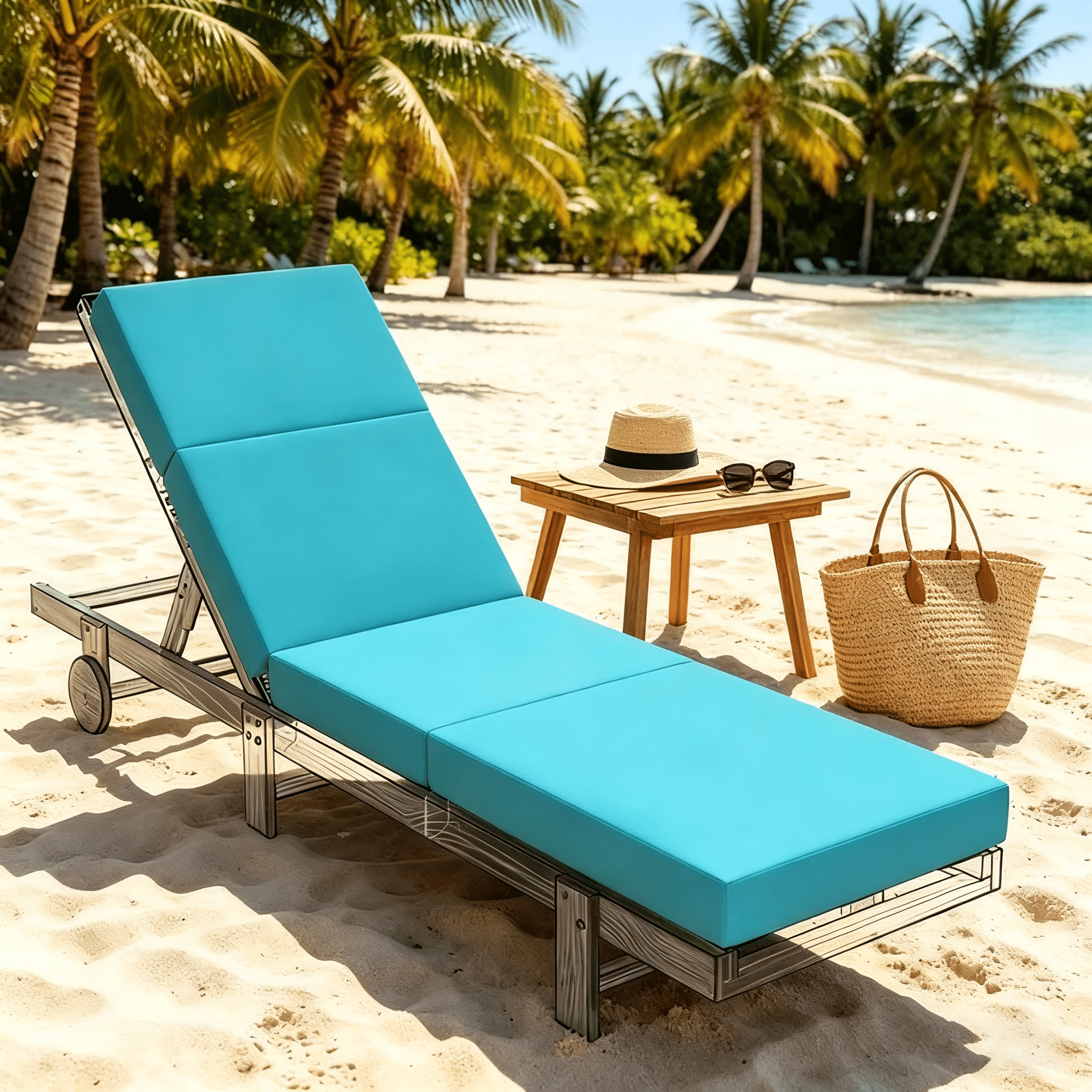 Chaise Lounge Cushion（Only seat cushion）