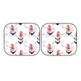 thumbnail image 7 of Windshield Sun Shade, anchor hibiscus ropes sea horse Foldable Car Sun Shade Windshield for Front, 2 Pieces, 7 of 7