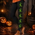 thumbnail image 3 of Halloween Leggings for Women Elastic High Waist Spooky Print Lifting Tights Pants Workout Yoga Pants, 3 of 5