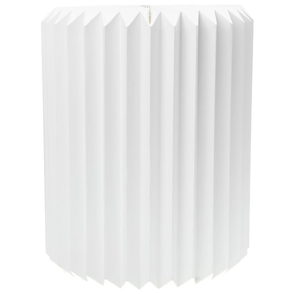 Foldable White Paper Lantern Hanging Lampshade for Home Decor, Origami Style, 12.6 x 10.2 x 10.2 Inches, Indoor Lighting