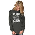thumbnail image 3 of He Got Game Long Sleeve TShirt Men Women Brisco Brands S, 3 of 6