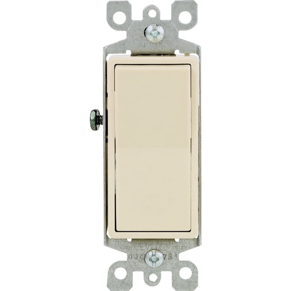 Leviton Electrical - Leviton Decora Rocker Single Pole Switch - Pack of 8 — Indoor & Outdoor Use, NEC-Compliant
