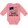 thumbnail image 3 of Inktastic Military Daddy Always My Hero Boys or Girls Long Sleeve Baby Bodysuit, 3 of 5
