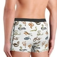 thumbnail image 3 of Disketp Snake Men's Boxer Briefs,Soft and Breathable Cotton Underwear with ComfortFlex Waistband, 3 of 7