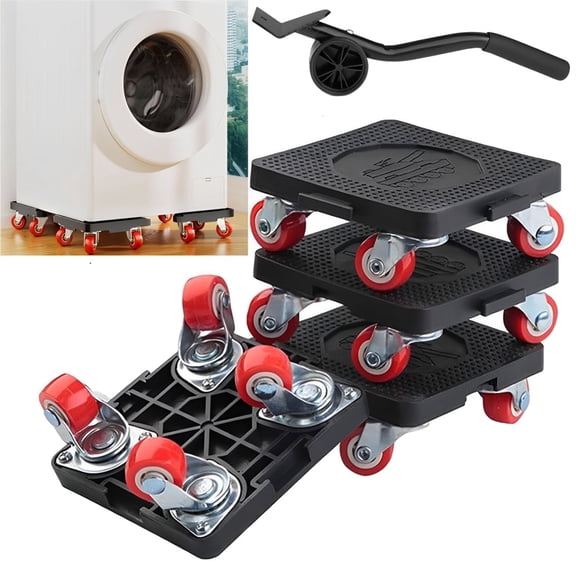 Furniture Dolly,Furniture Movers with 4 Wheels,Heavy Duty Dolly, Furniture Lifter with 4 360° Rotatable Rubber Universal Wheels,Maximum Load 660 LBS