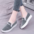 thumbnail image 2 of NOKIO Classic Women'S Canvas Slip-Ons Modern Women'S Casual Slip-On Shoes Women'S Stylish Gym Sneakers Women's Comfortable Anti Slip Breathable Soft Sole Lightweight Casual Canvas Shoes, 2 of 5