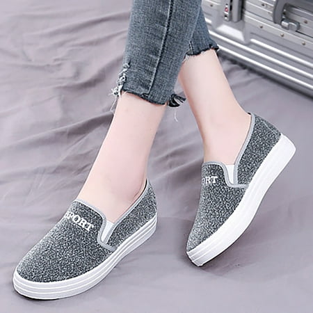 

ZTTD Women s Comfortable Anti Slip Breathable Soft Sole Lightweight Casual Canvas Shoes