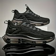 thumbnail image 4 of Men'S Comfortable And Casual Double-Layer Air Cushion Shoes for Spring And Summer, Featuring Breathable Knitted Fabric for Sports, 4 of 8