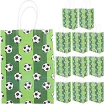 IDEANATEGRATE Sports Party Bags 12Pcs for Soccer Themed Party Supplies and Goodies