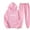 Pink, variant on Women Fall Clothes Two Piece Outfits for Women Casual Christmas Themed Hooded Top and Casual Sweatpants Tracksuit Set for Fall Winter Comfort My Items