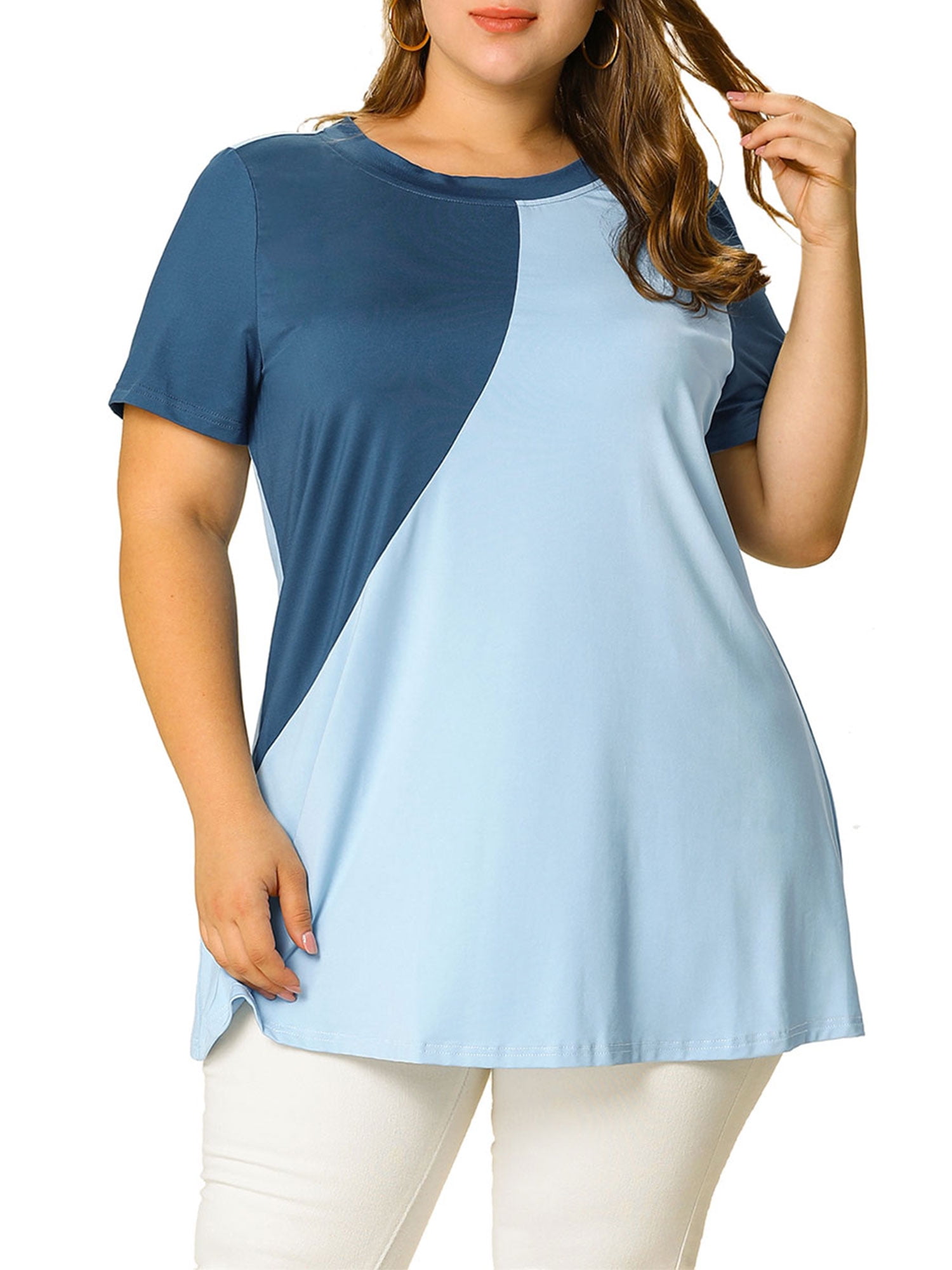 walmart plus size blouses